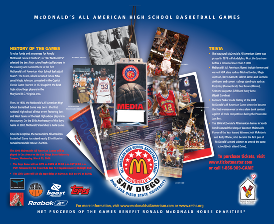 McDonald's All American High School Basketball Games CTA