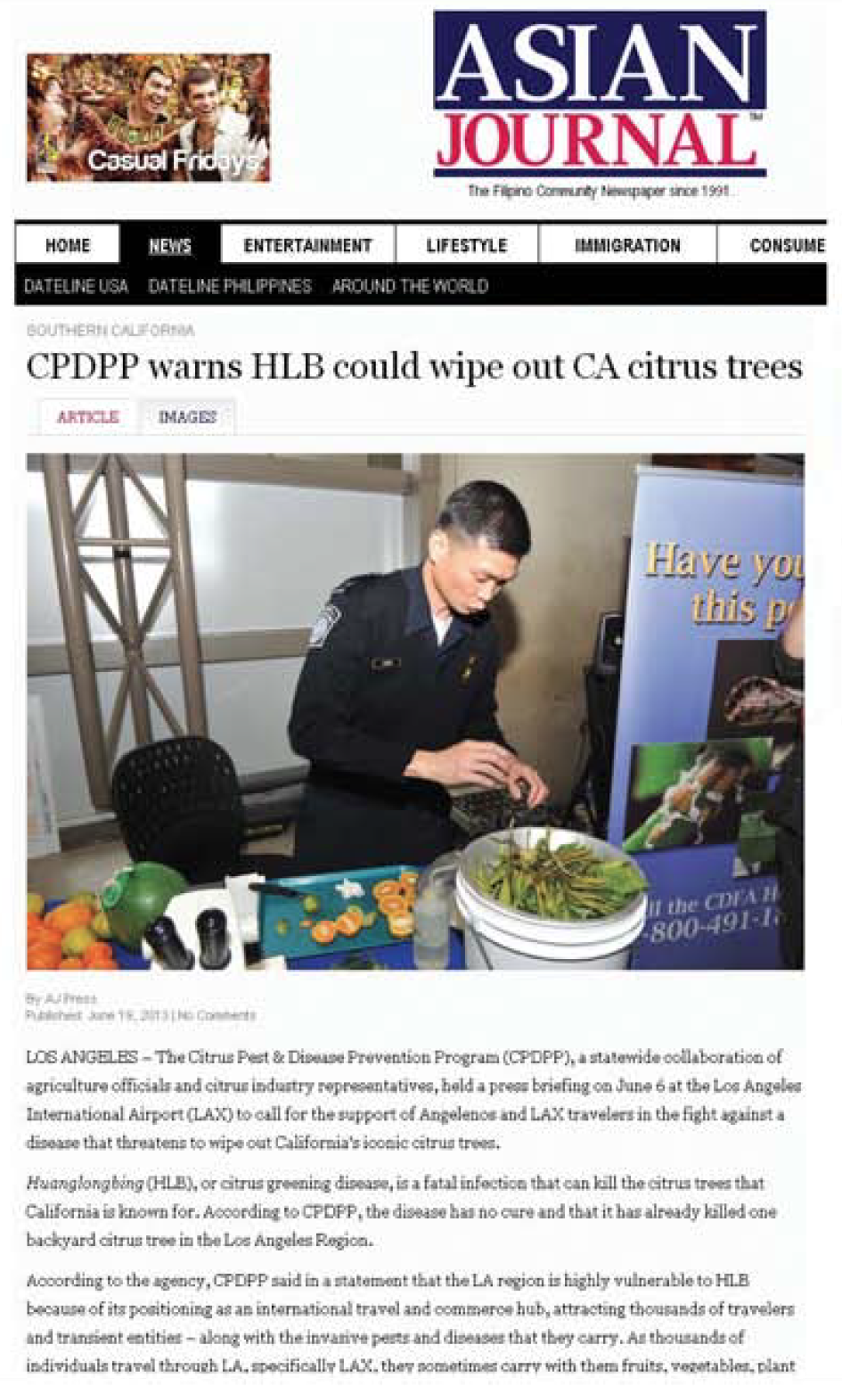 Multicultural Outreach to Save California Citrus Case Study
