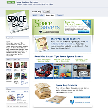 Developing an Online Community for Space Bag Gallery Image 04