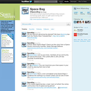 Developing an Online Community for Space Bag Gallery Image 05
