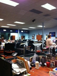 The newsroom at 10 News | Nuffer, Smith, Tucker