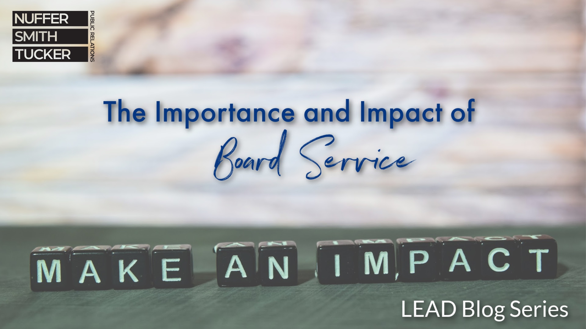 Board Service Lead Blog