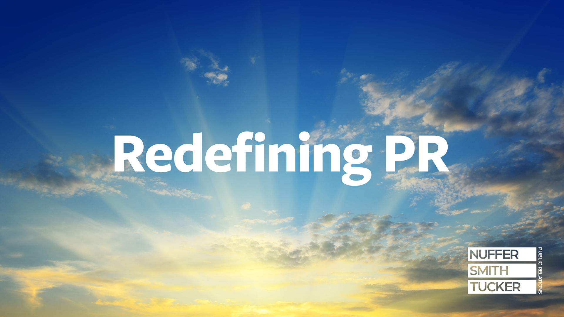Redefining PR